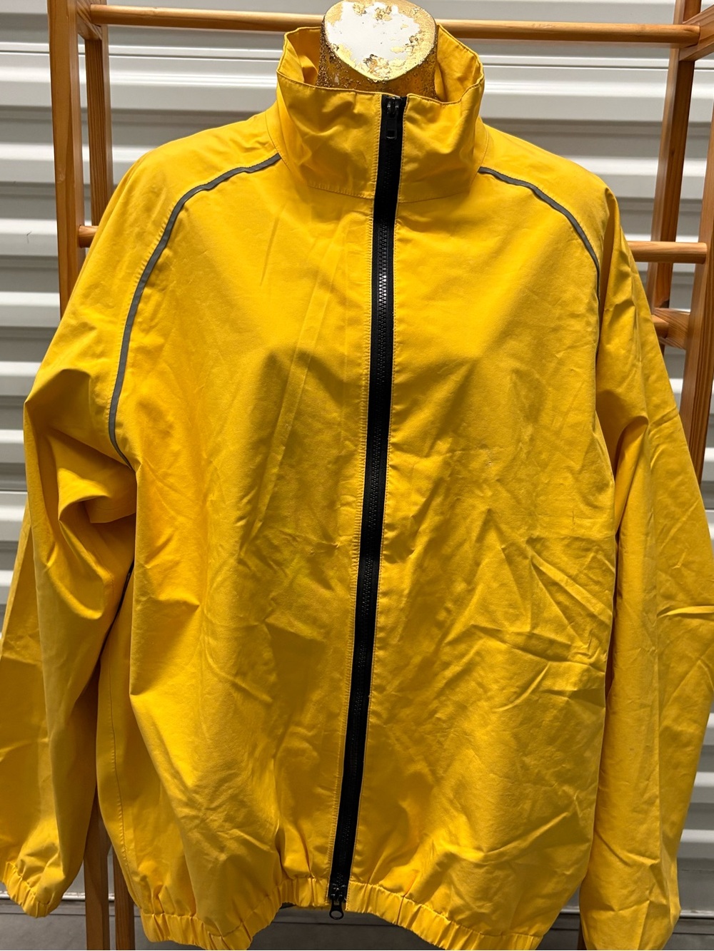 Bright Yellow Rain Jacket – Paddington & Madeline Vibe – L